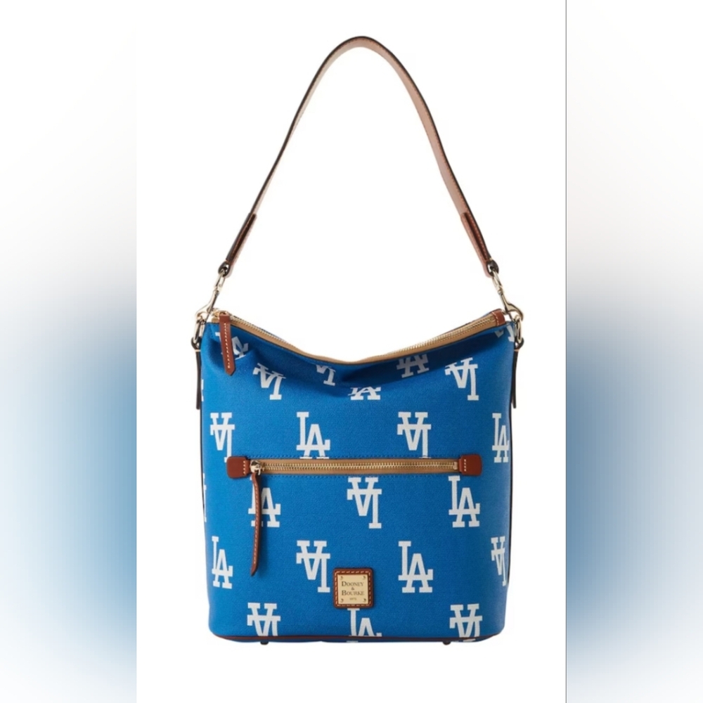 Los Angeles Dodgers Dooney & Bourke Sporty Monogram Large Purse